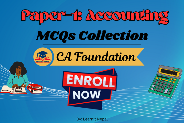 Accounting MCQs - CA Foundation (ICAN) cover