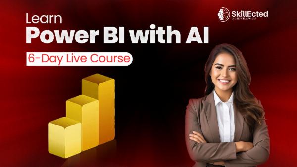 Power BI with AI - 6-days live Course cover