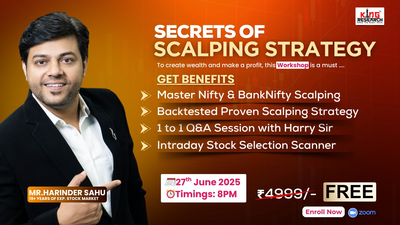 Secrets of Scalping Strategy – Live Masterclass with Harinder Sahu on 27/06/2025, 08:00 PM IST cover