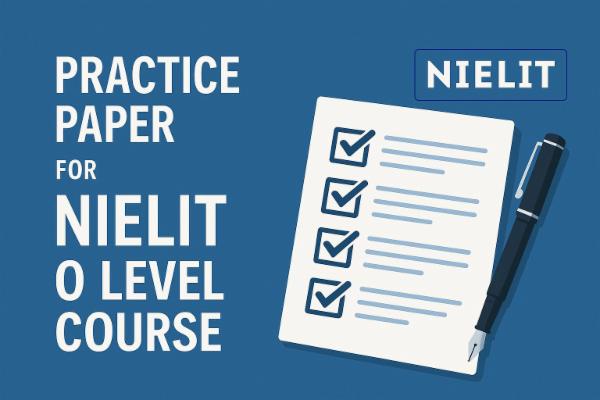 NIELIT O Level Practice Paper cover