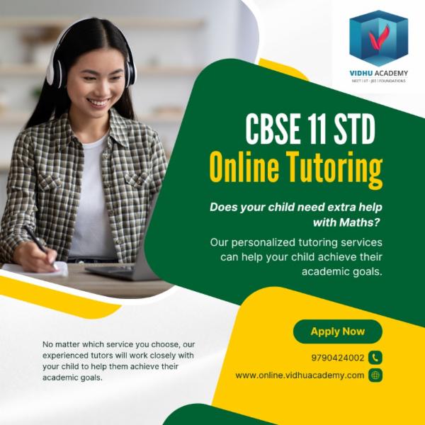  Crack CBSE Class 11 Maths with Confidence – Enroll in Vidhu Academy’s Expert Tutoring! cover