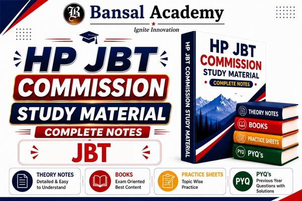 HP JBT COMMISSION STUDY MATERIAL PACK