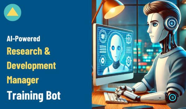 AI-Powered Research & Development Manager Training Bot cover