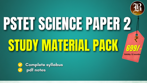 STUDY MATERIAL PSTET SCIENCE PAPER 2 cover