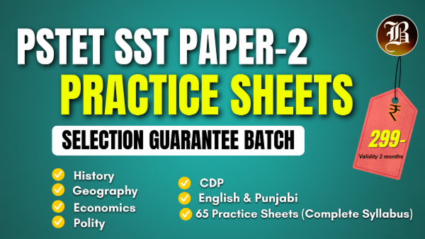 PSTET SST PAPER 2 SELECTION GUARANTEE PRACTICE PACK cover
