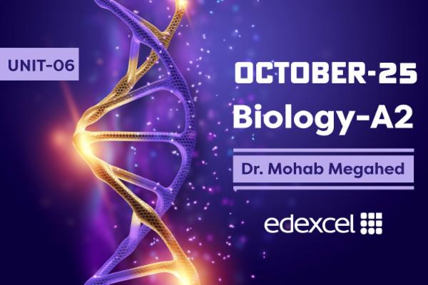 Biology A2 Edexcel Unit 6 October 2025 cover