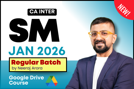 CA Inter SM Regular Batch for January 2026 - Google Drive Classes cover