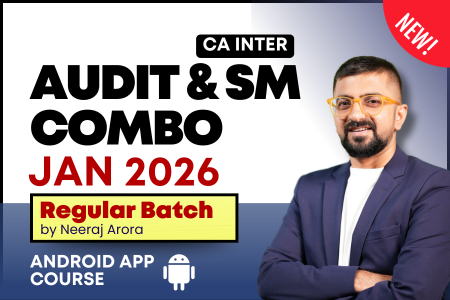 CA Inter Audit & SM Regular Batch Combo for January 2026 - Android App Classes cover