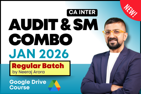 CA Inter Audit & SM Regular Batch Combo for January 2026 - Google Drive Classes cover