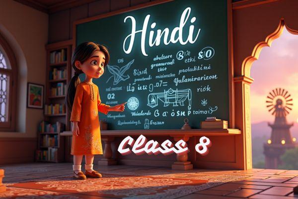 Class 8. Hindi cover