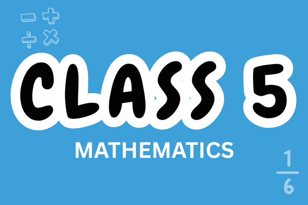 Class 5 Mathematics Karnataka State Board English Medium cover