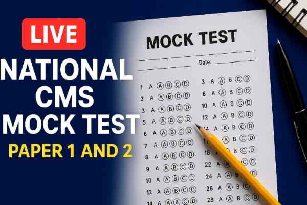 National CMS Pattern with Realistic Live Mock Tests cover
