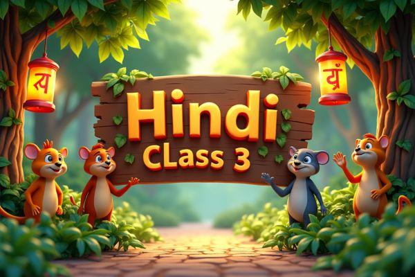 Class 3. Hindi cover