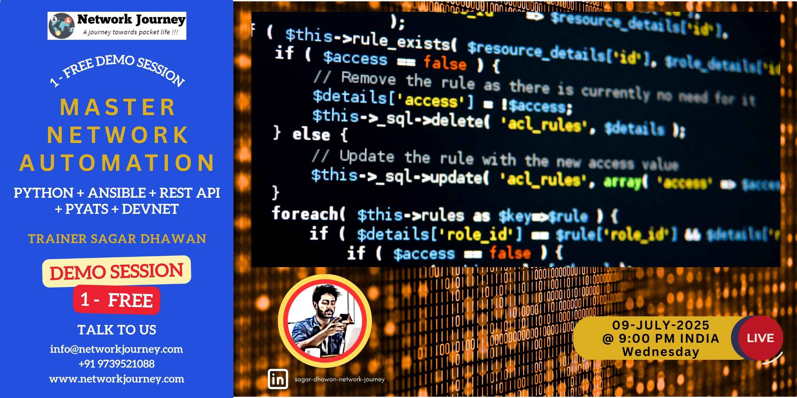 Python Network Automation- July2025 cover