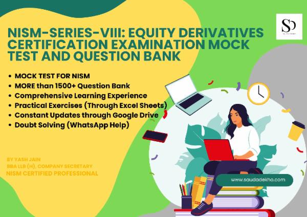 NISM-Series-VIII: Equity Derivatives Certification Examination Mock Test and Question Bank cover