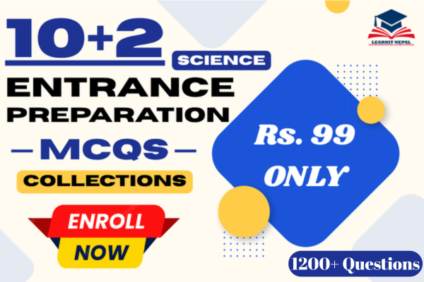10+2 Entrance Preparation MCQs Collection - Science Stream cover