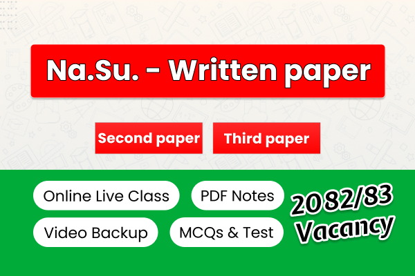 Nayab Subba Written paper | English Medium | Asar Batch 2082 cover