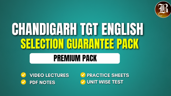CHANDIGARH TGT ENGLISH SELECTION GUARANTEE BATCH cover