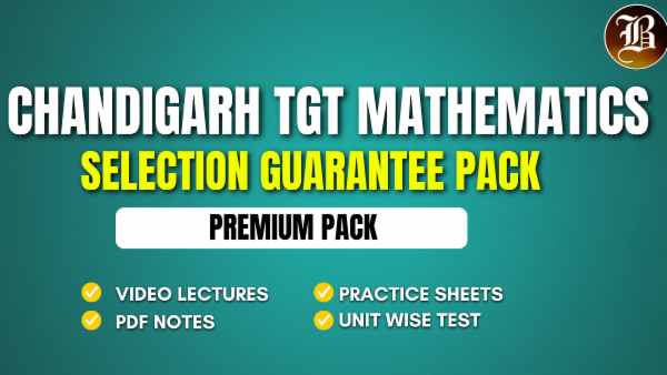 CHANDIGARH TGT MATHEMATICS SELECTION GUARANTEE BATCH cover