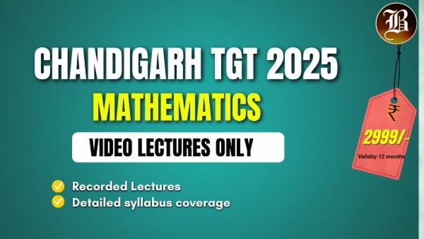 CHANDIGARH TGT MATHEMATICS RECORDED BATCH