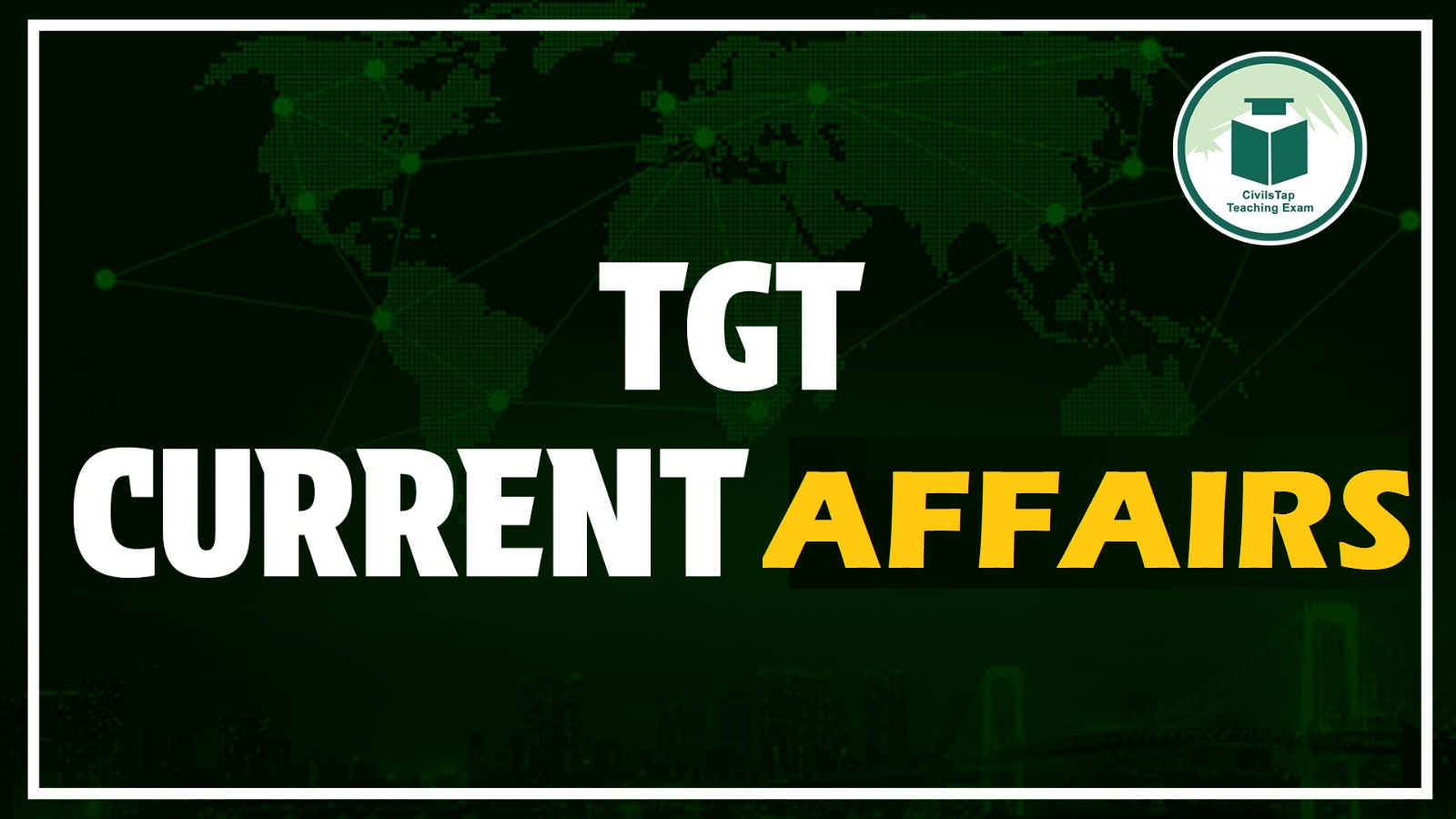 TGT Current Affairs cover
