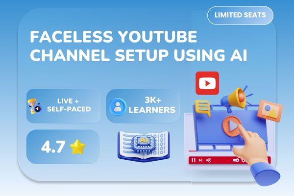 Faceless YouTube Channel Setup Using AI (From Scratch to Monetization) cover