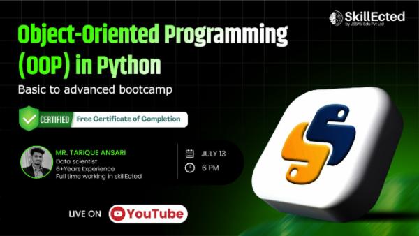Object-Oriented Programming (OOP) in Python. Basic to advanced bootcamp cover