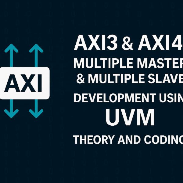 Master AMBA AXI4 VIP DEVELOPMENT USING UVM METHODOLOGY Theory and Coding cover