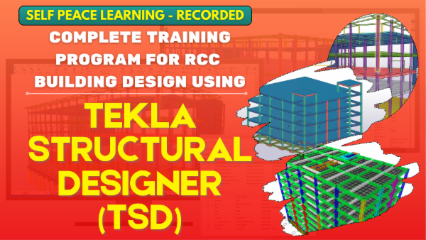 Complete Recorded Training Program for RCC Building Design - TEKLA STRUCTURAL DESIGNER (TSD) cover