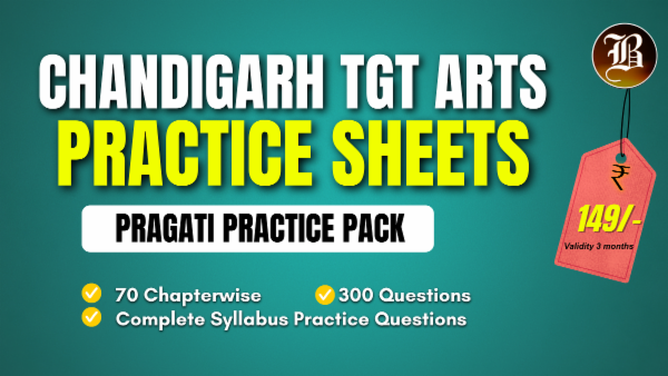 CHANDIGARH TGT ARTS PRAGATI PRACTICE SHEETS PACK cover