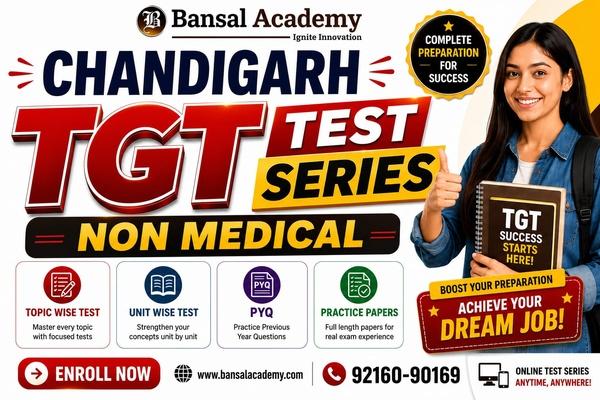 CHANDIGARH TGT NON MEDICAL RANK BOOSTER TEST SERIES
