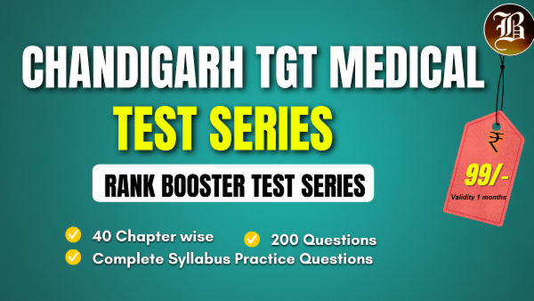 CHANDIGARH TGT MEDICAL RANK BOOSTER TEST SERIES cover
