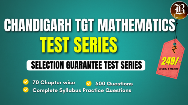 CHANDIGARH TGT MATHEMATICS SELECTION GUARANTEE TEST SERIES cover