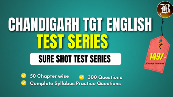 CHANDIGARH TGT ENGLISH SURE SHOT TEST SERIES cover