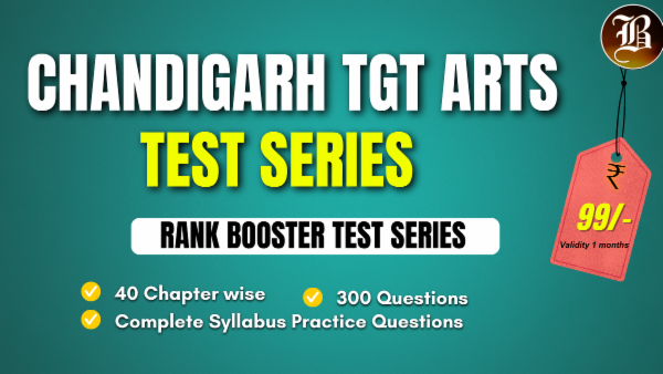 CHANDIGARH TGT ARTS RANK BOOSTER SERIES cover