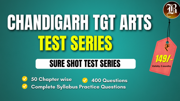 CHANDIGARH TGT ARTS SURE SHOT TEST SERIES cover