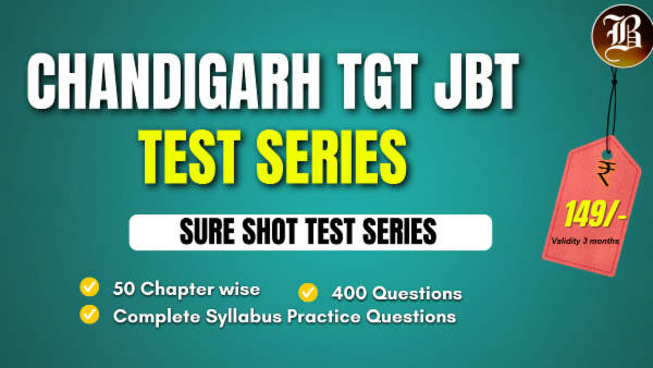 CHANDIGARH TGT JBT SURE SHOT TEST SERIES cover