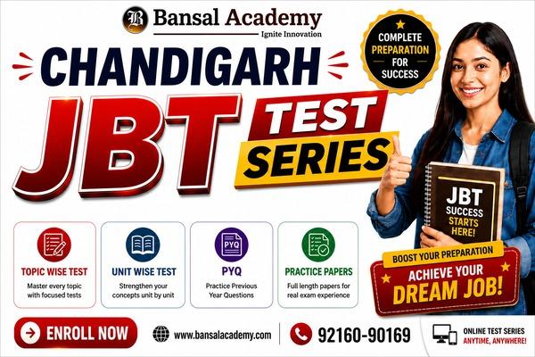 CHANDIGARH TGT JBT SURE SHOT TEST SERIES