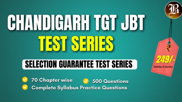 CHANDIGARH TGT JBT SELECTION GUARANTEE TEST SERIES cover