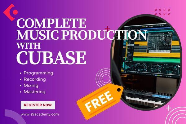Cubase Free Course - Learn Complete Music Production + Project Files cover