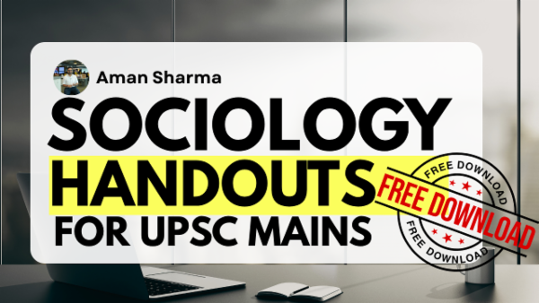 Sociology Gold Handouts – UPSC Goldmine by Aman Sir cover