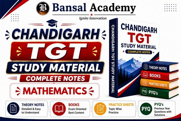CHANDIGARH TGT MATHEMATICS SELECTION GUARANTEE STUDY MATERIAL PACK