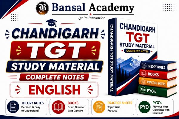 CHANDIGARH TGT ENGLISH SELECTION GUARANTEE STUDY MATERIAL PACK
