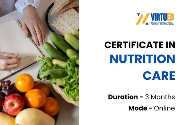 Certificate in Nutrition Care cover