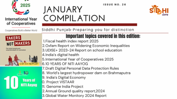January Current Affairs Compilation 2025 cover