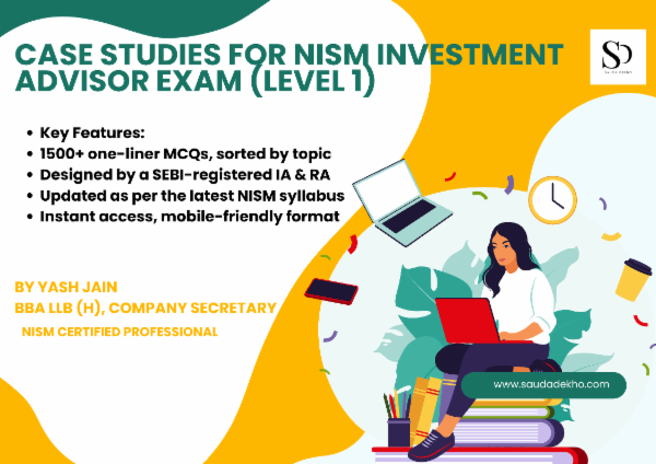 NISM CASE STUDIES INVESTMENT ADVISOR LEVEL 1 cover