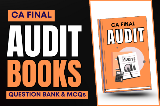 CA Final Audit Question Bank & MCQs Books For September 2025 & Onwards cover