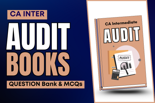 CA Inter Audit Question Bank & MCQs Books For September 2025 & Onwards cover