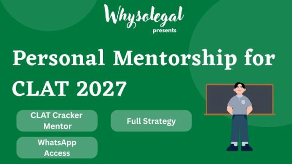 Personal Mentorship for CLAT 2027 cover
