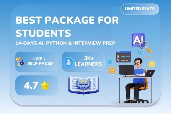 AI for Students: 14-Day Intensive with AI, Python + Django & Interview Prep cover